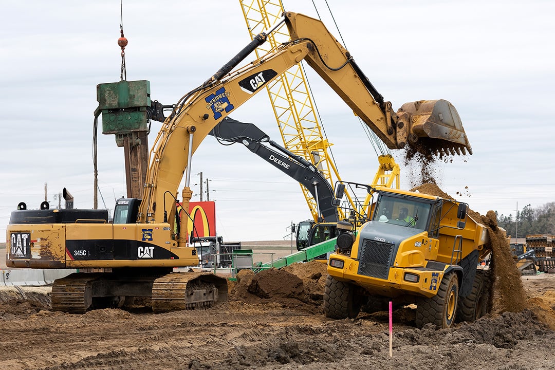 Potash Mining Construction Projects - Heavy Equipment Operators (Rock Truck, Packer, Scraper) - Remote camp jobs in Saskatchewan.